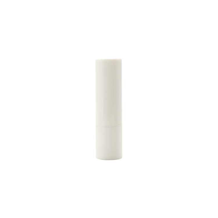 Pure White Round Lipstick Tube