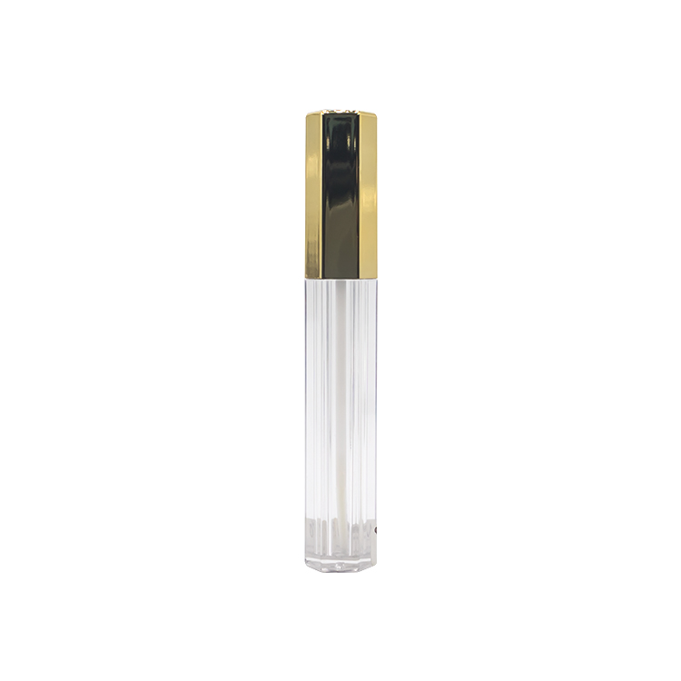 Gold Hexagon 3ml Lipgloss Tube